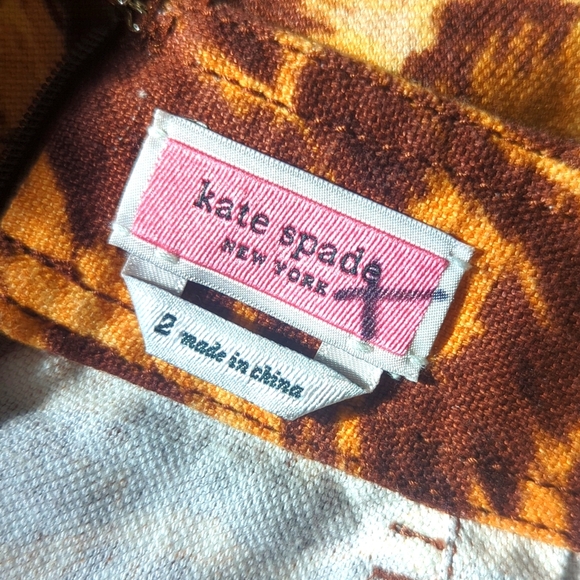 Kate Spade Panthera Leopard Canvas Skirt - Picture 6 of 6